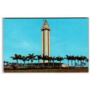 Vintage Citrus Observation Tower Clermont Florida Postcard FNC-4219